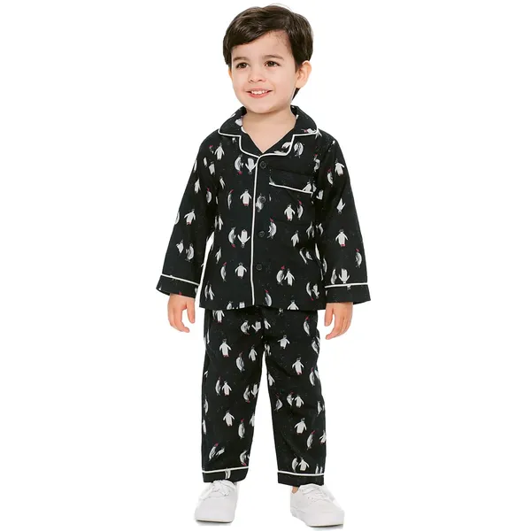 Grey_Premium_Cotton_Flannel_Long_Sleeve_Night_Suit_For_Kids