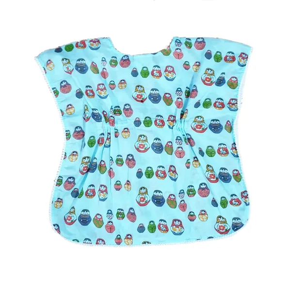 Blue_Premium_Doll_Print_Cotton_Kaftan_Set_For_Kids