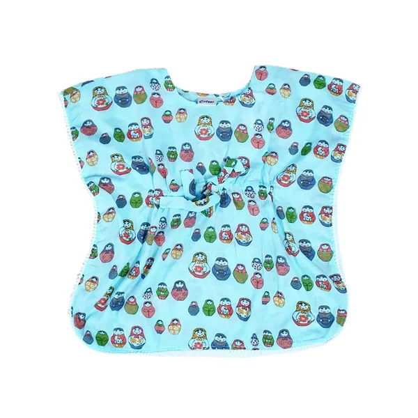 Blue_Premium_Doll_Print_Cotton_Kaftan_Set_For_Kids