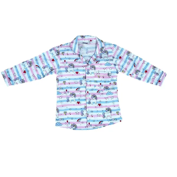 Unicorn_Print_Light_Blue_Premium_Cotton_Night_Suits_For_Kids