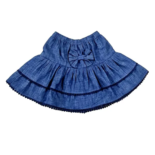 Light_Blue_Denim_Layered_Skirt_For_Girls
