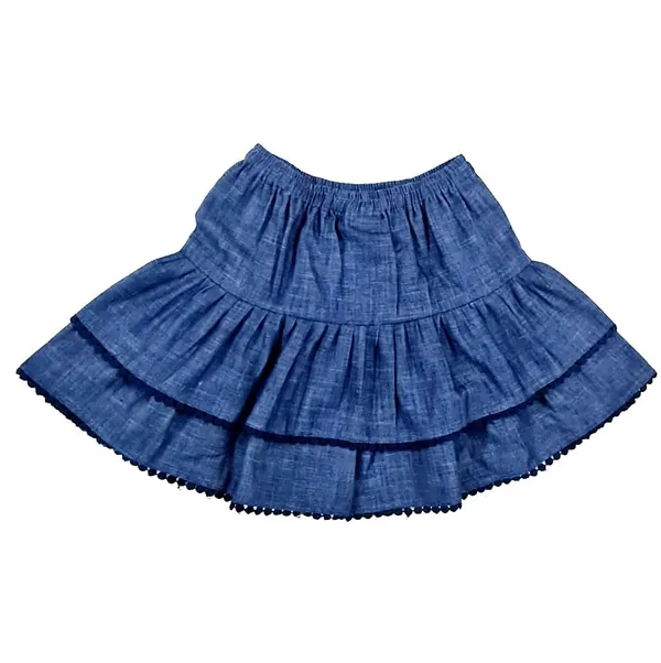 Light_Blue_Denim_Layered_Skirt_For_Girls