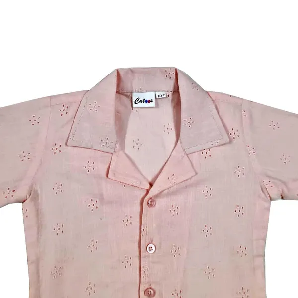 Pink_Hakooba__Embroidered_Pure_Cotton_Linen_Top_For_Girls