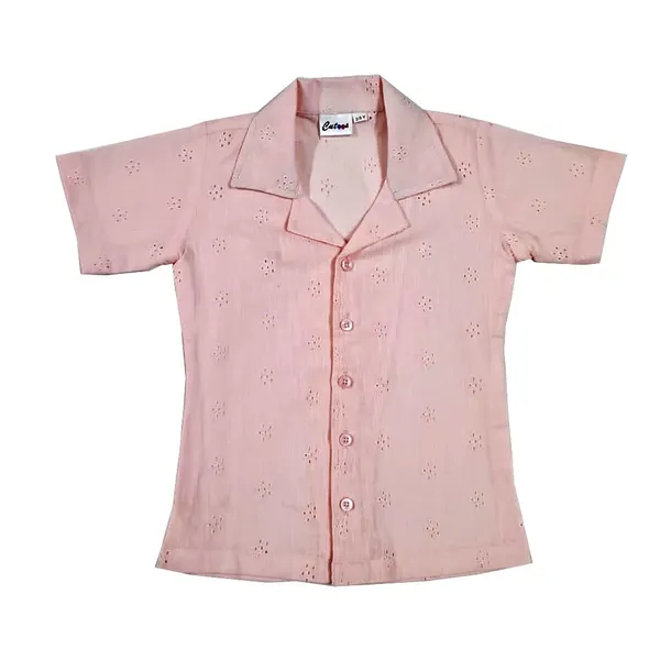 Pink_Hakooba__Embroidered_Pure_Cotton_Linen_Top_For_Girls