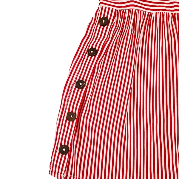 Red_Premium_Striped_Side_Buttoned_Fit_And_Flare_Dress_For_Kids