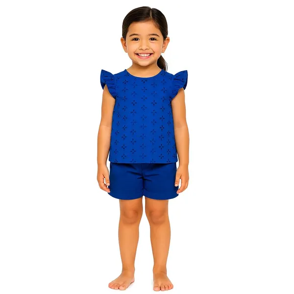 Blue_Hakooba_Embroidered_Pure_Cotton_Top_For_Girls