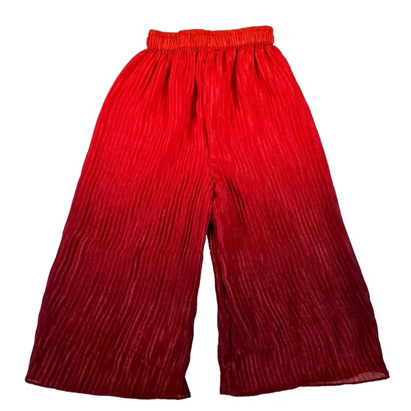 Red_Premium_Ombre_Pleated_Palazzo_Set_For_Kids