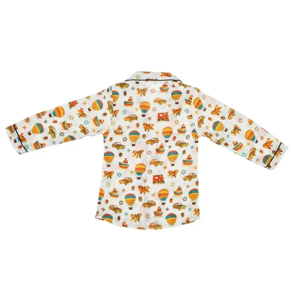 Teddy_Print_Cotton_Full_Sleeves_Night_Suits_For_Kids
