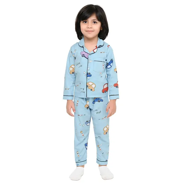 Car_Print_Cotton_Full_Sleeves_Night_Suits_For_Kids