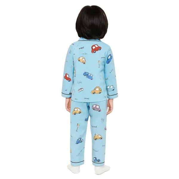 Car_Print_Cotton_Full_Sleeves_Night_Suits_For_Kids