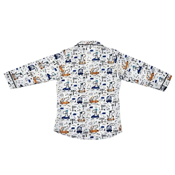White_Premium_Cartoon_Print_Cotton_Full_Sleeves_Night_Suits_For_Kids