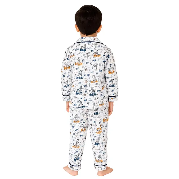 White_Premium_Cartoon_Print_Cotton_Full_Sleeves_Night_Suits_For_Kids