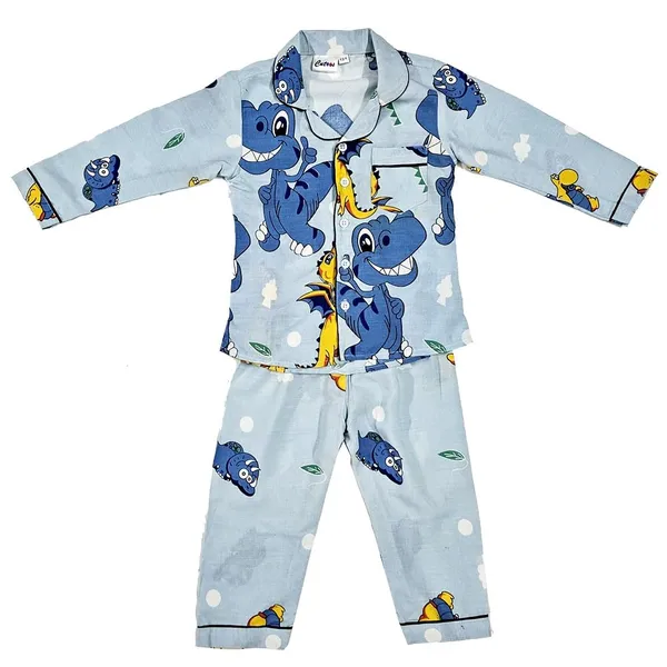 Dinosaur_Print_Cotton_Full_Sleeves_Night_Suits_For_Kids