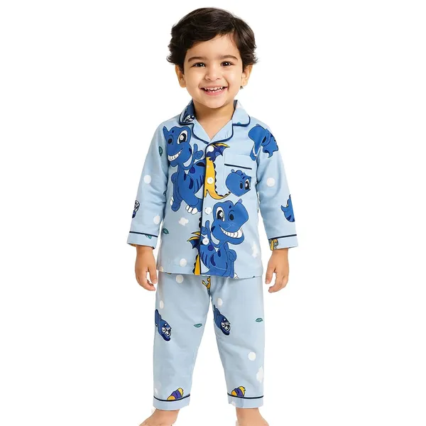 Dinosaur_Print_Cotton_Full_Sleeves_Night_Suits_For_Kids