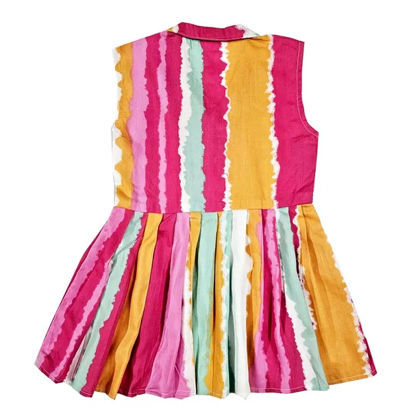 Multicolor_Premium_Printed_Knee_Length_Fit_And_Flare_Sleeveless_Collar_Dress_For_Kids