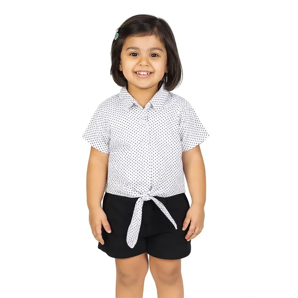 Purple_Premium_Polka_Dot_Knotted_Collar_Shirt_For_Kids