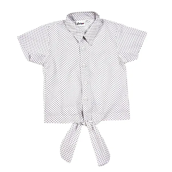 Purple_Premium_Polka_Dot_Knotted_Collar_Shirt_For_Kids