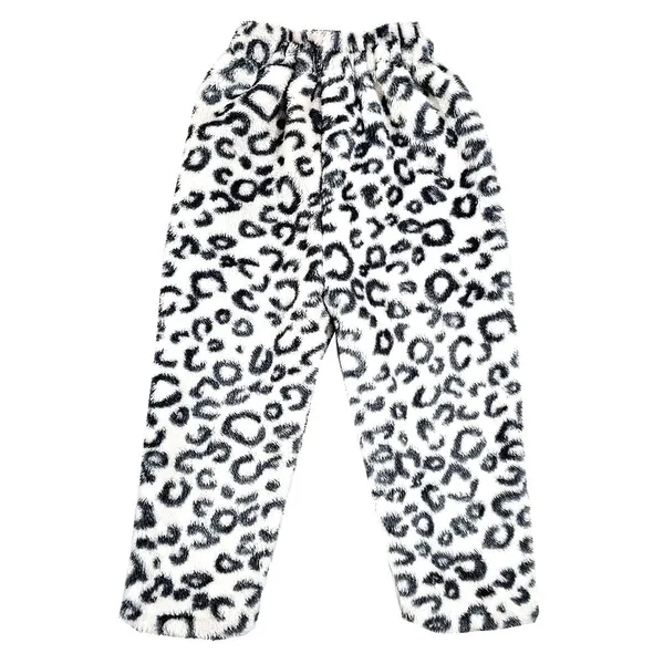 Grey_Premium_Leopard_Print_Fleece_Pajama_Set,_And_White,_Long_Sleeve_Winter_Night_Suit_For_Kids