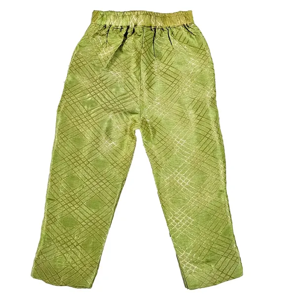 Green_Brocade_Cord_Set_For_Girls