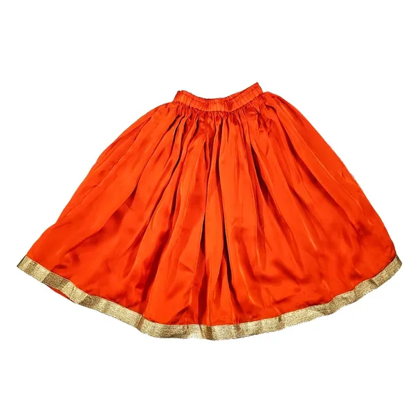 Orange_Premium_Sequence_Lehenga_Choli_For_Kids
