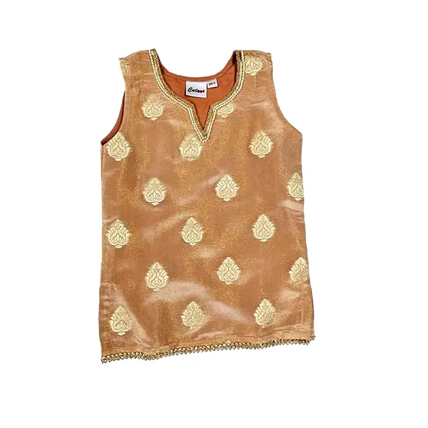 Peach_Premium_Sharara_Set_For_Kids