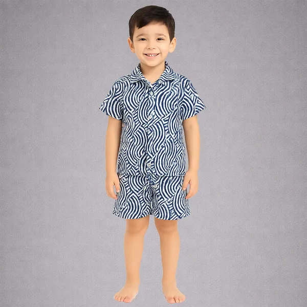 Blue_Abstract_Linen_Cord_Set_for_Boys