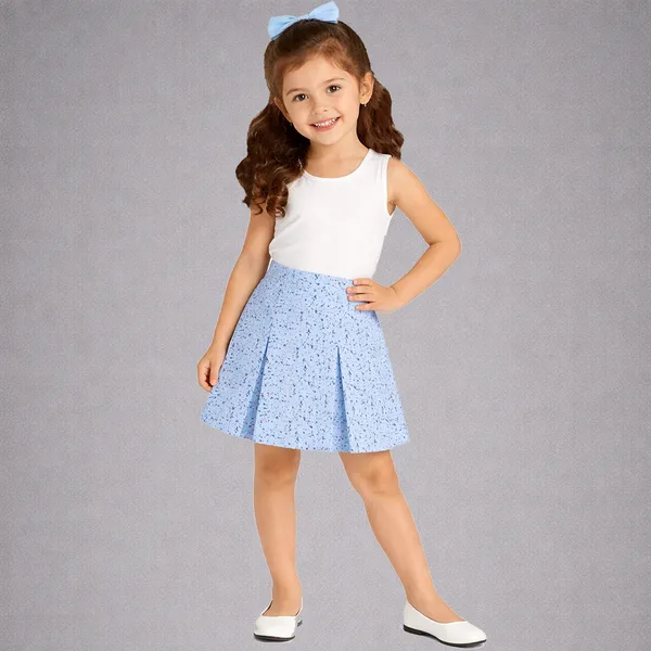 Elegant_Wrap_Style_Skorts_in_Blue