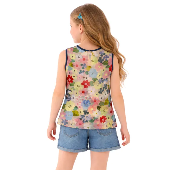 Grey_Premium_Floral_Top_For_Kids