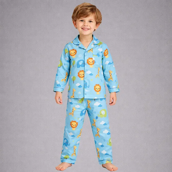 Lion_Print_Cotton_Full_Sleeves_Night_Suits_For_Kids