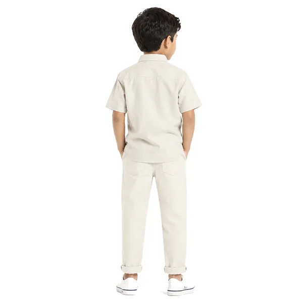 OFF_White_Half_Sleeves_Lenin_Shirts_For_Kids