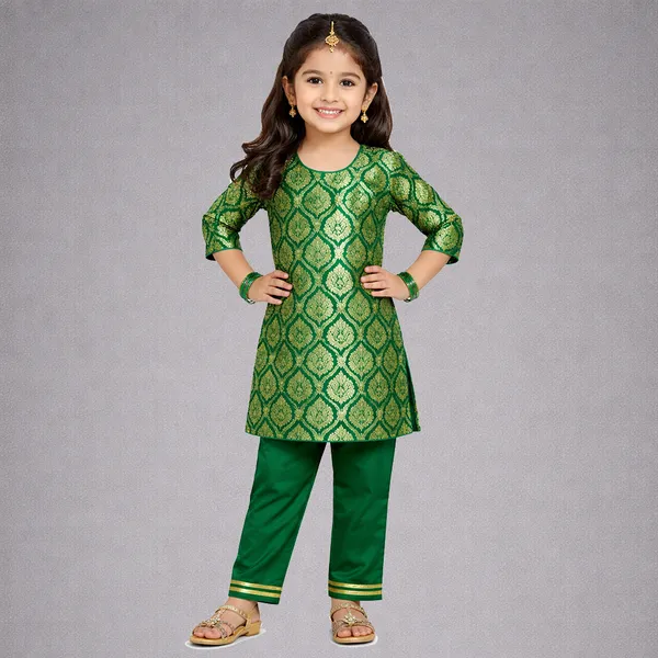 Green_Brocade_Suit_with_Pant