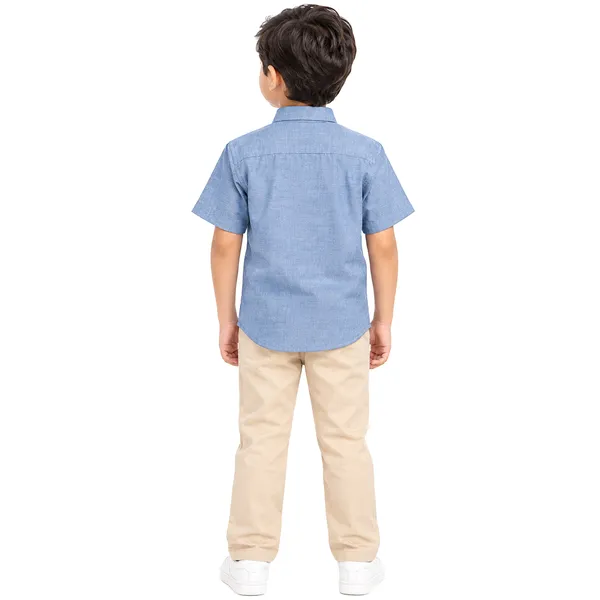 Sky_Blue_Half_Sleeves_Lenin_Blend_Shirts_For_Kids