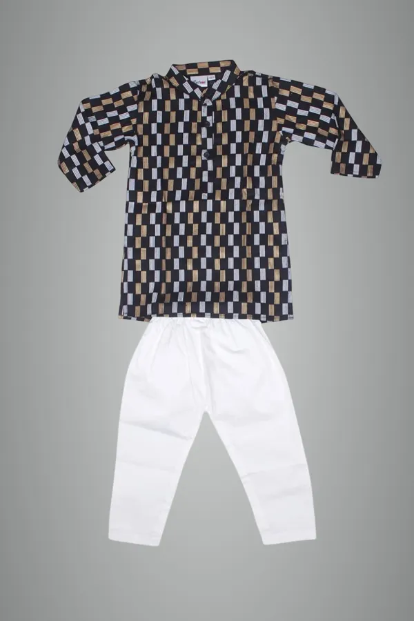 Black_Premium_Cotton_Kurta_Pajama_Set_For_Kids