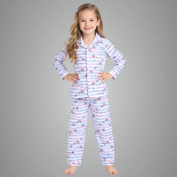 Unicorn_Print_Light_Blue_Premium_Cotton_Night_Suits_For_Kids