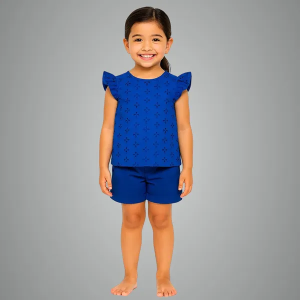 Blue_Hakooba_Embroidered_Pure_Cotton_Top_For_Girls