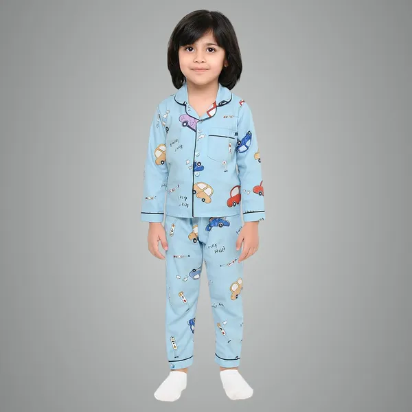 Car_Print_Cotton_Full_Sleeves_Night_Suits_For_Kids