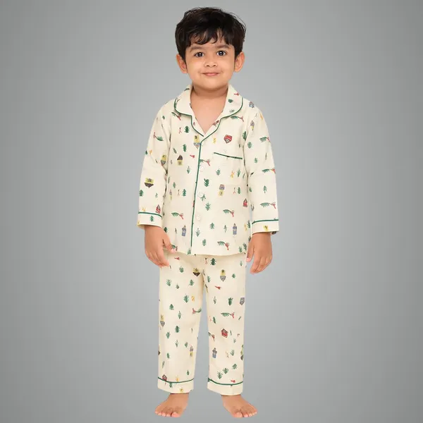Off_White_Premium_Cotton_Flannel_Long_Sleeve_Night_Suit_For_Kids