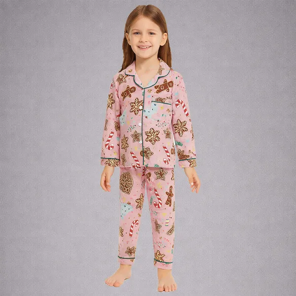 Pink_Premium_Cotton_Flannel_Long_Sleeve_Night_Suit_For_Kids