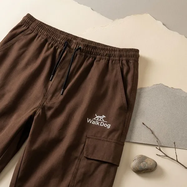 Brown_Cotton_Premium_Cargo_Track_Pant_For_Men