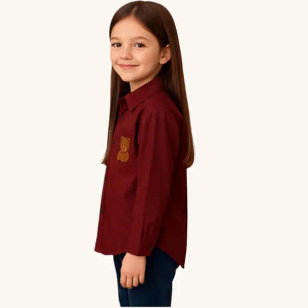 Maroon_Cotton_Fabric_Premium_Formal_Shirt_For_Boys_&_Girls