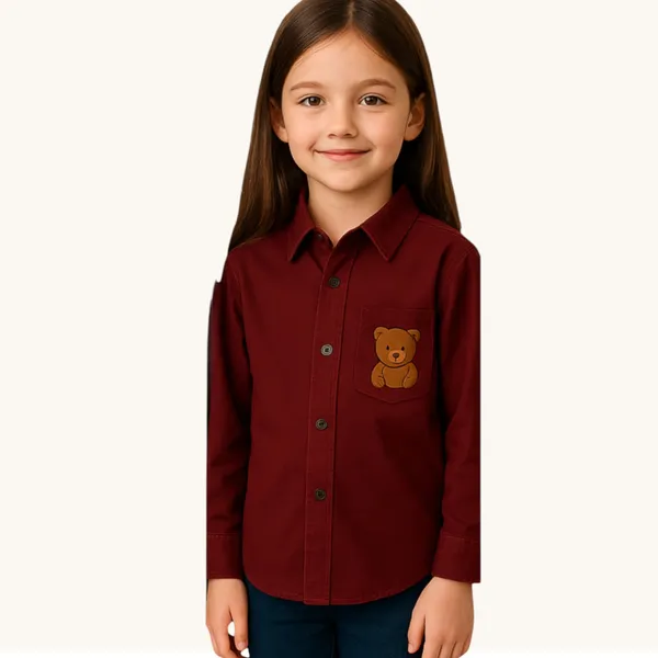 Maroon_Cotton_Fabric_Premium_Formal_Shirt_For_Boys_&_Girls