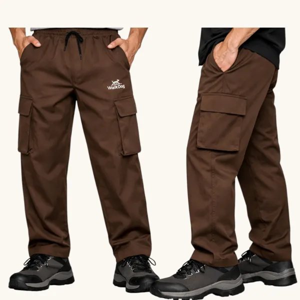 Khaki_&_Brown_Cotton_Premium_Cargo_Track_Pant_For_Men_(Pack_Of_2)
