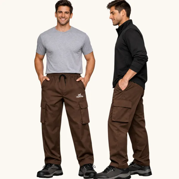 Brown_Cotton_Premium_Cargo_Track_Pant_For_Men