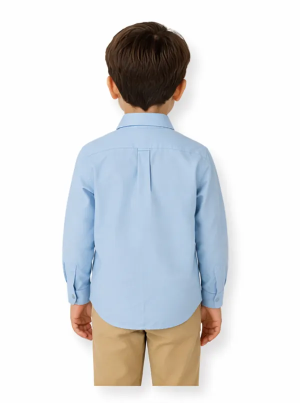 Sky_Blue_Cotton_Fabric_Premium_Formal_Shirt_For_Boys_&_Girls