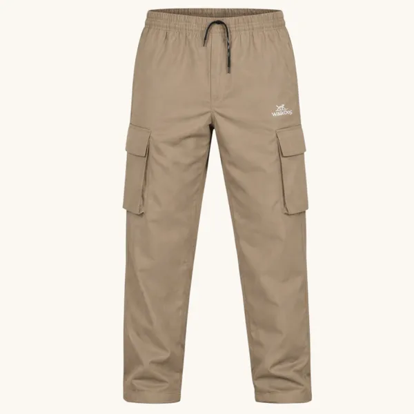 Khaki_Cotton_Premium_Cargo_Track_Pant_For_Men