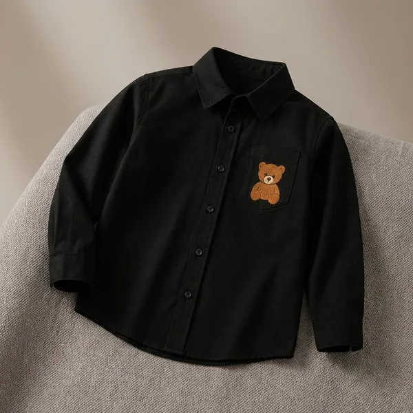 Black_Cotton_Fabric_Premium_Formal_Shirt_For_Boys_&_Girls