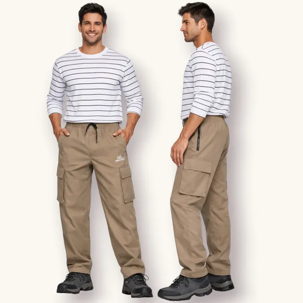 Khaki_Cotton_Premium_Cargo_Track_Pant_For_Men