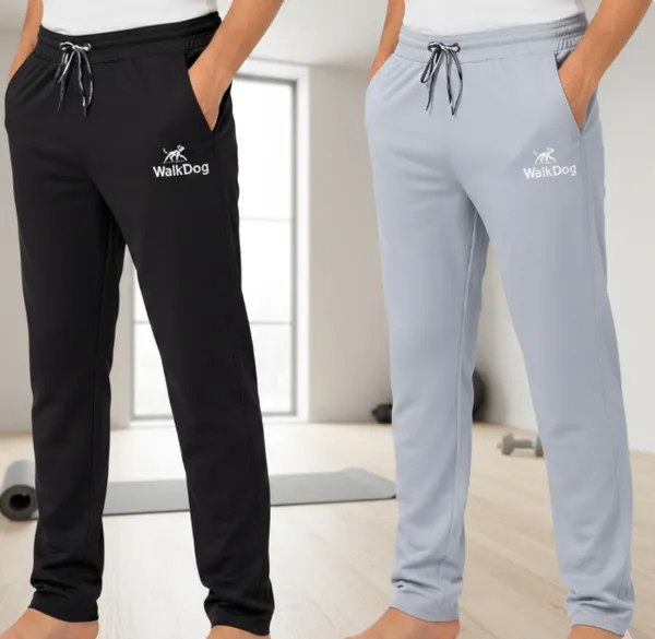 Light_Grey_&_Black_Tiwals_Lycra_Fabric_Premium_Track_Pant_For_Men_&_Women_(Pack_Of_2)