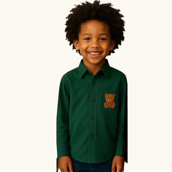 Green_Cotton_Fabric_Premium_Formal_Shirt_For_Boys_&_Girls