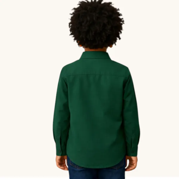 Green_Cotton_Fabric_Premium_Formal_Shirt_For_Boys_&_Girls